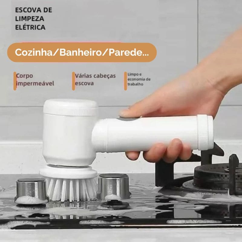 Escova Elétrica MultiClean 5 em 1