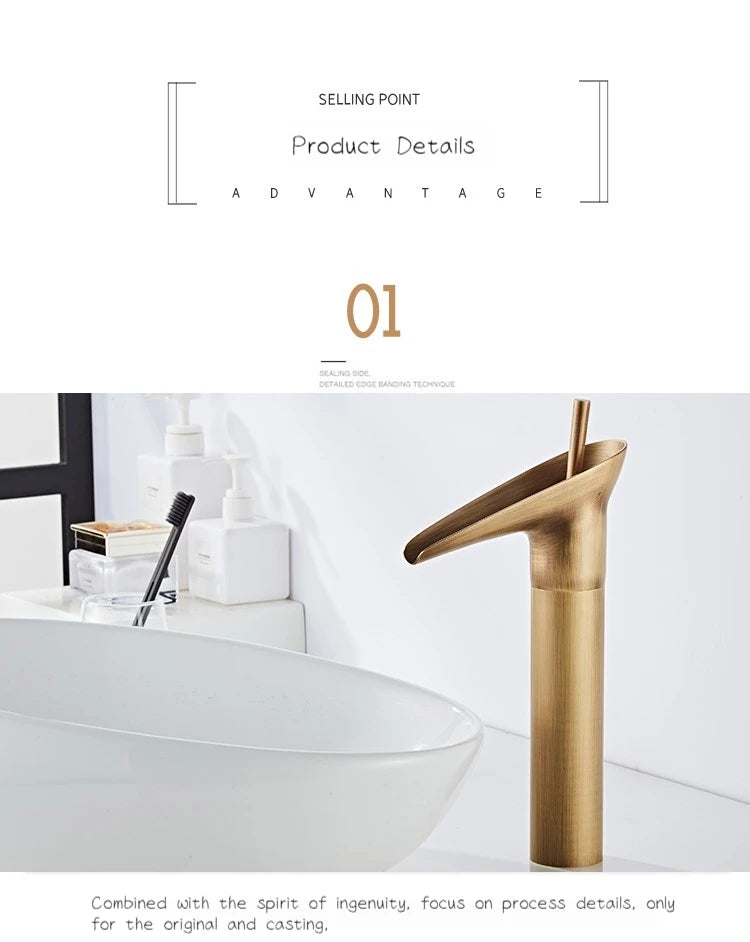 Torneira Premium Cuba Estilo Cascata - Utilidades Casa