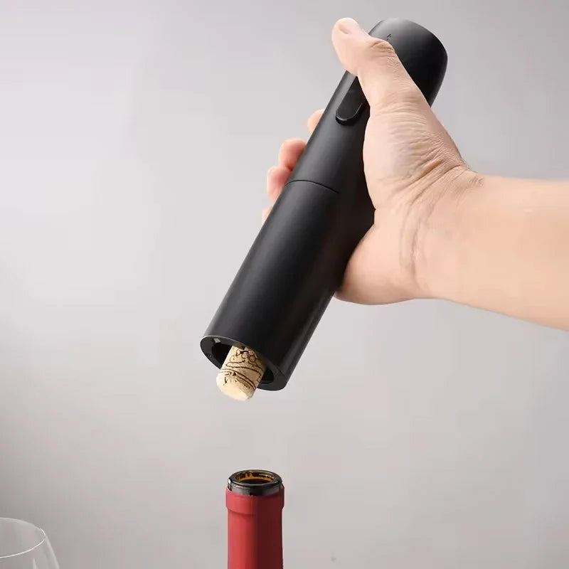 Kit Abridor de Vinho Automático Recarregável - Utilidades Casa