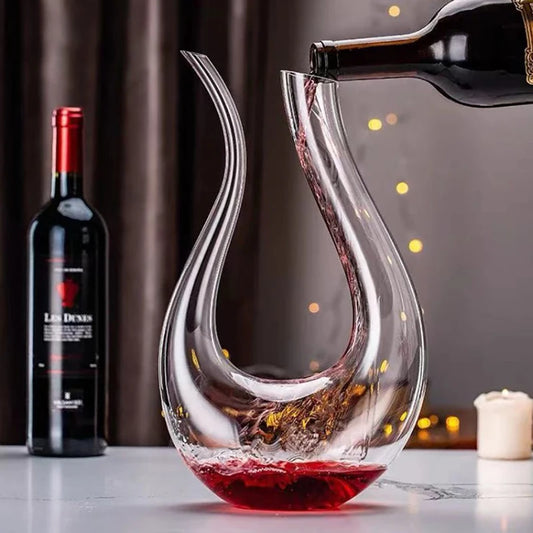 Decanter de Vinho em Formato de U - Utilidades Casa
