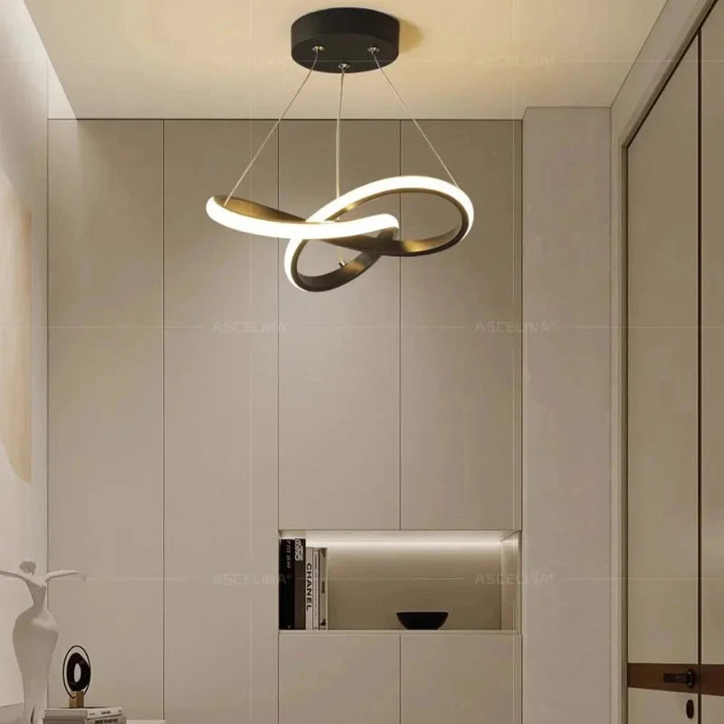 Lustre Pendente Moderno Minimalista em LED