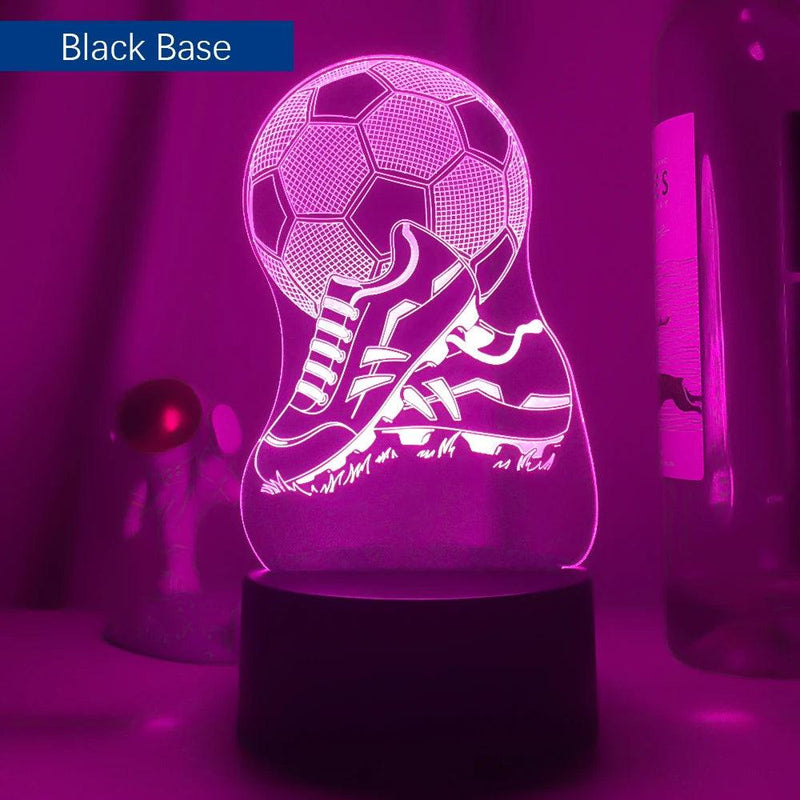 Luminária Decorativa LED 3D Futebol - Loja Utilidades Casa