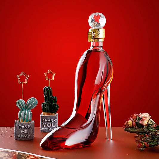 Dispensador Salto de Cristal Decanter Vinho/Whisky/Licor - Utilidades Casa
