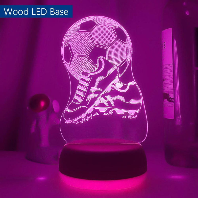 Luminária Decorativa LED 3D Futebol - Loja Utilidades Casa