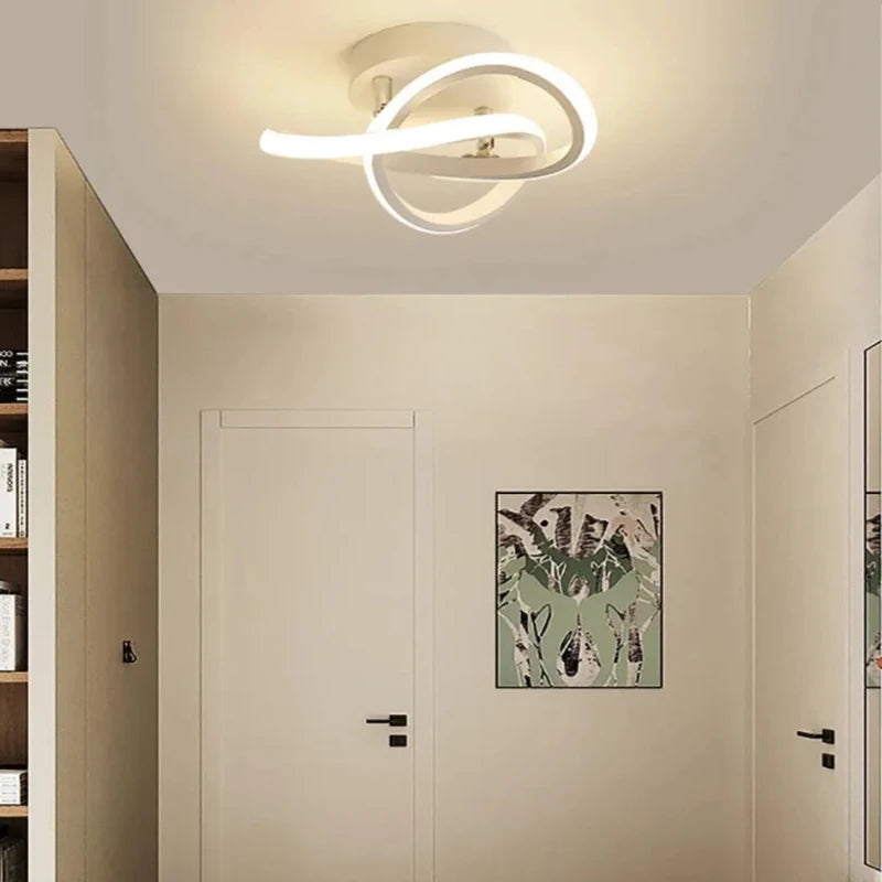 Lustre Moderno Minimalista em LED - Utilidades Casa