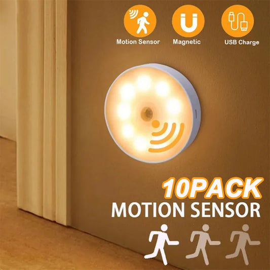 Luminária com Sensor de Movimento em LED - Utilidades Casa