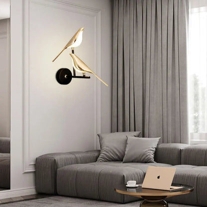 Arandela Minimalista Pássaro Touch em LED  - Utilidades Casa