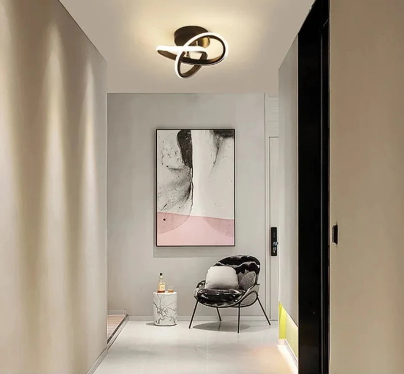 Lustre Moderno Minimalista em LED - Utilidades Casa