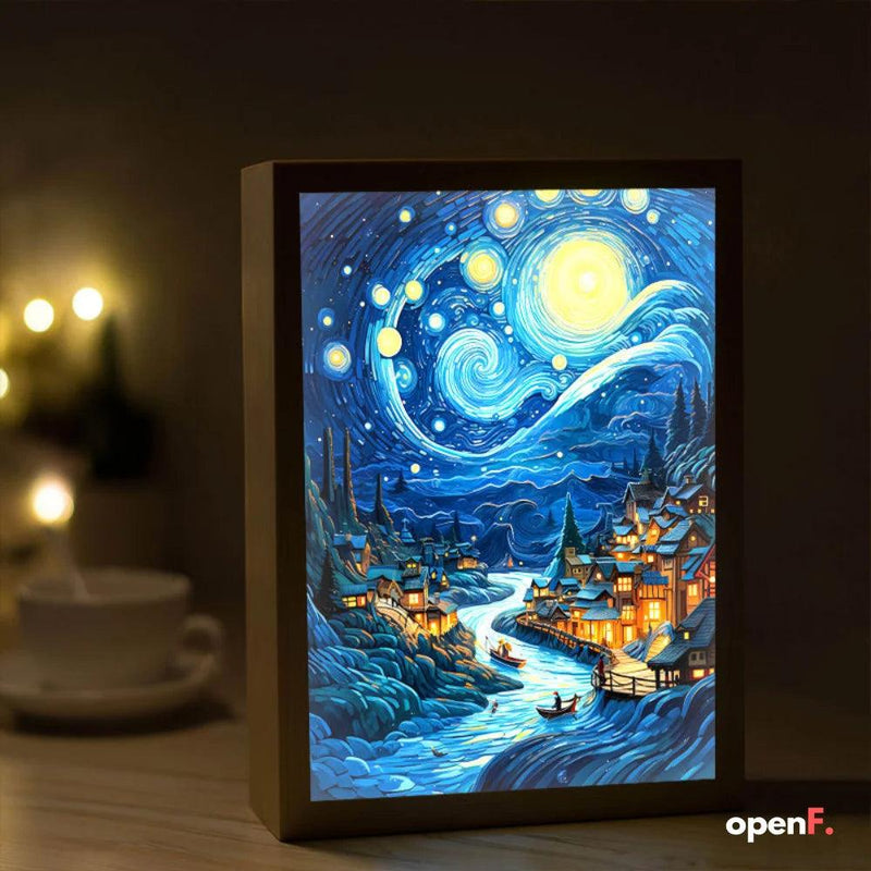 Quadro LED Artes Van Gogh - Loja Utilidades Casa