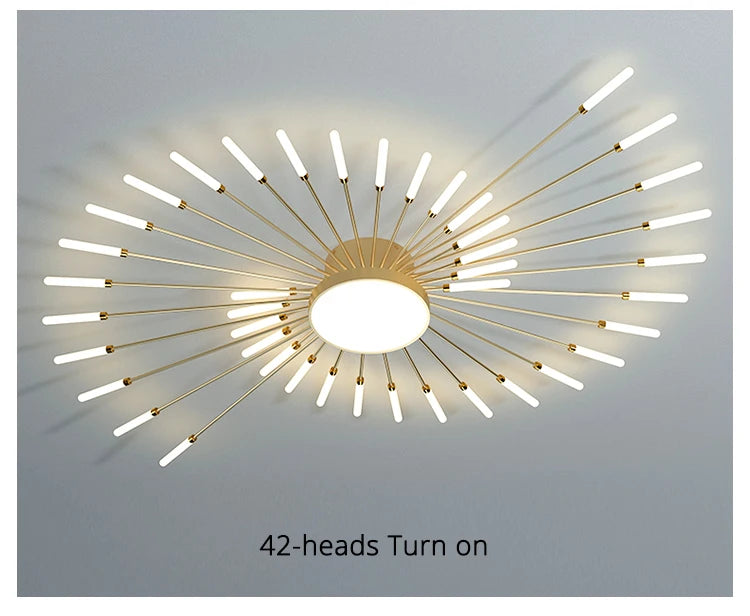 Lustre Espiral Minimalista em LED - Utilidades Casa