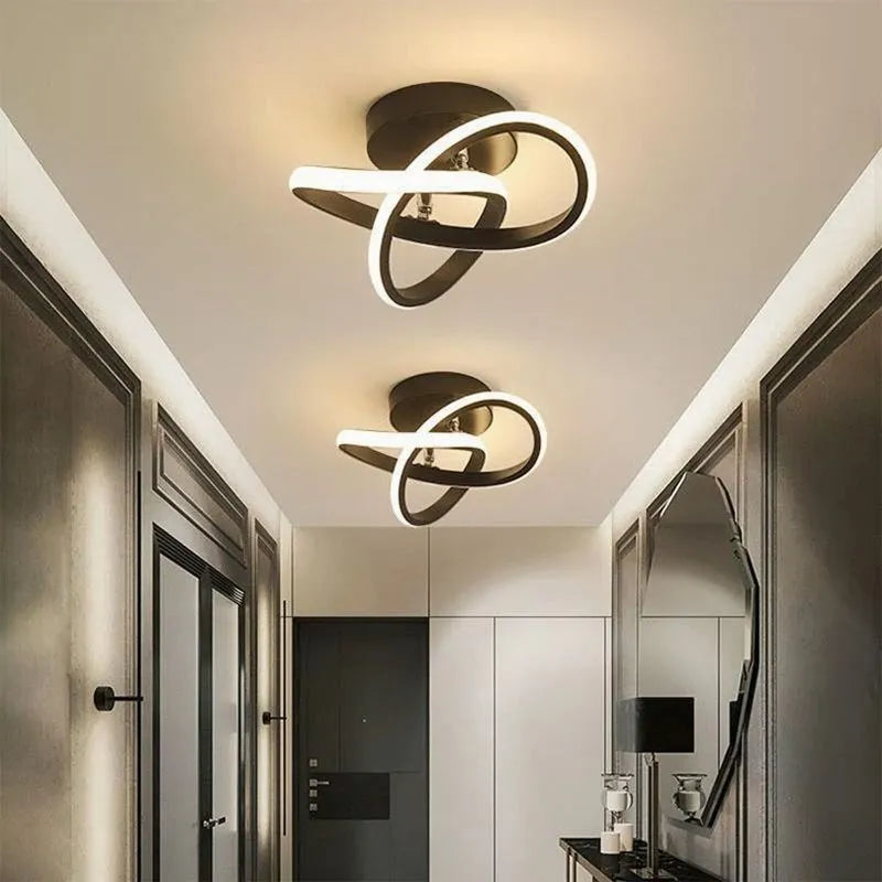 Lustre Moderno Minimalista em LED - Utilidades Casa