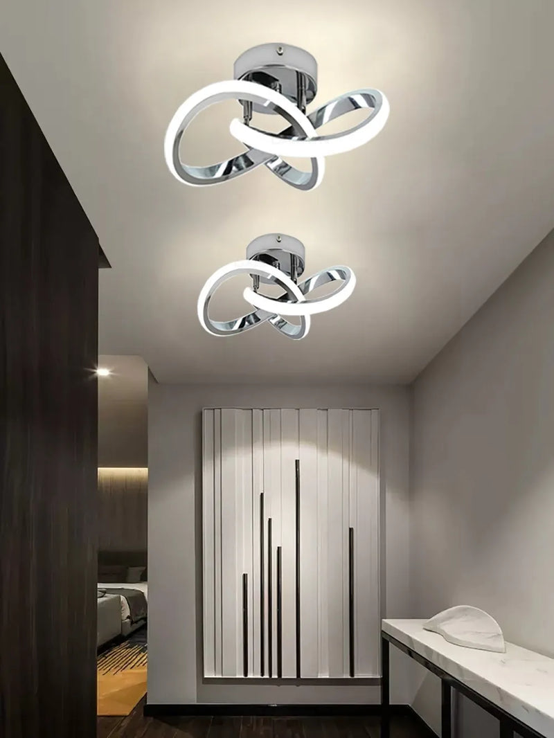 Lustre Moderno Minimalista em LED - Utilidades Casa