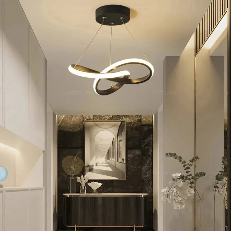 Lustre Pendente Moderno Minimalista em LED