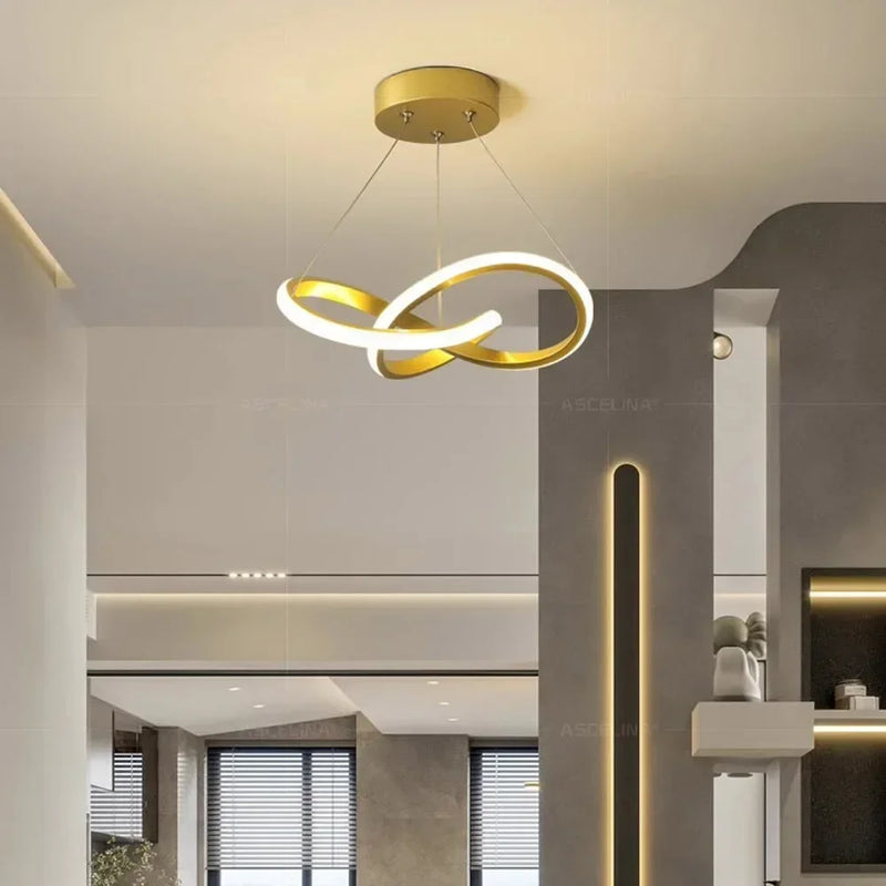 Lustre Pendente Moderno Minimalista em LED